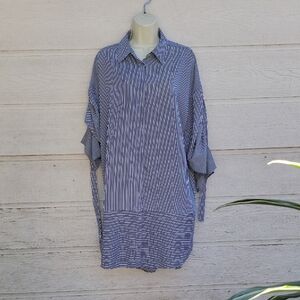 Trouvé Striped Shirt Dress Size L